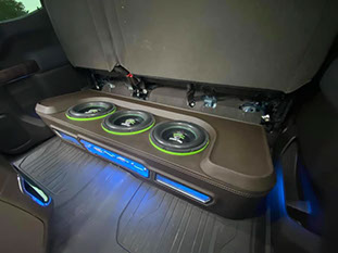 custom led subwoofer box